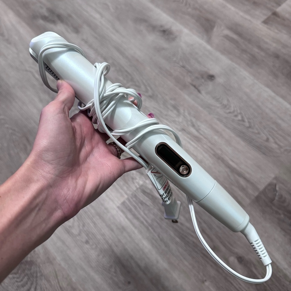 Luxe + Willow Bio Swirl 2 in 1 Hair Styling Tool Straightener Flat Iron Curling